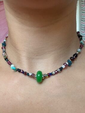 handmade beaded necklace